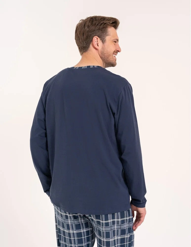 Pijama barbati din bumbac Moraj 022