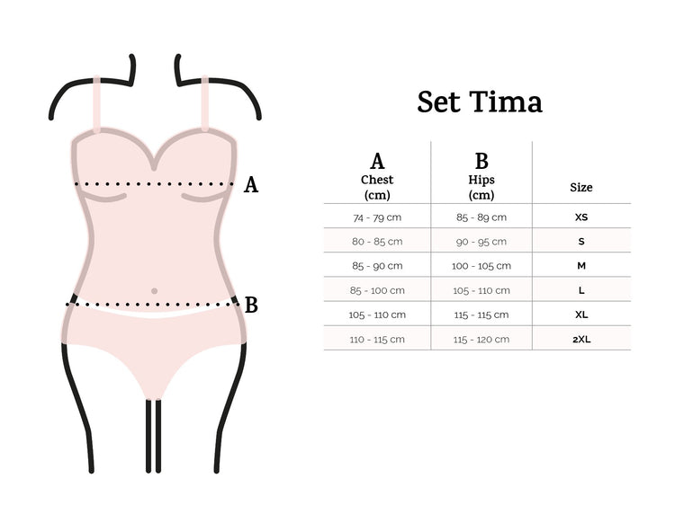 Set neglijeu Tima din satin bordo cu dantelă neagră