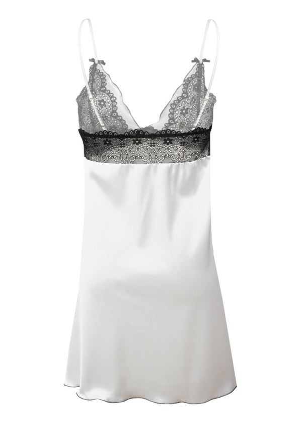Neglijeu din Satin Ola - Romantic cu Dantelă
