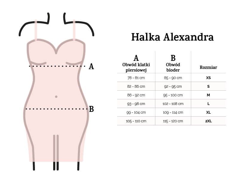 Neglijeu din satin Alexandra - eleganță în bleumarin