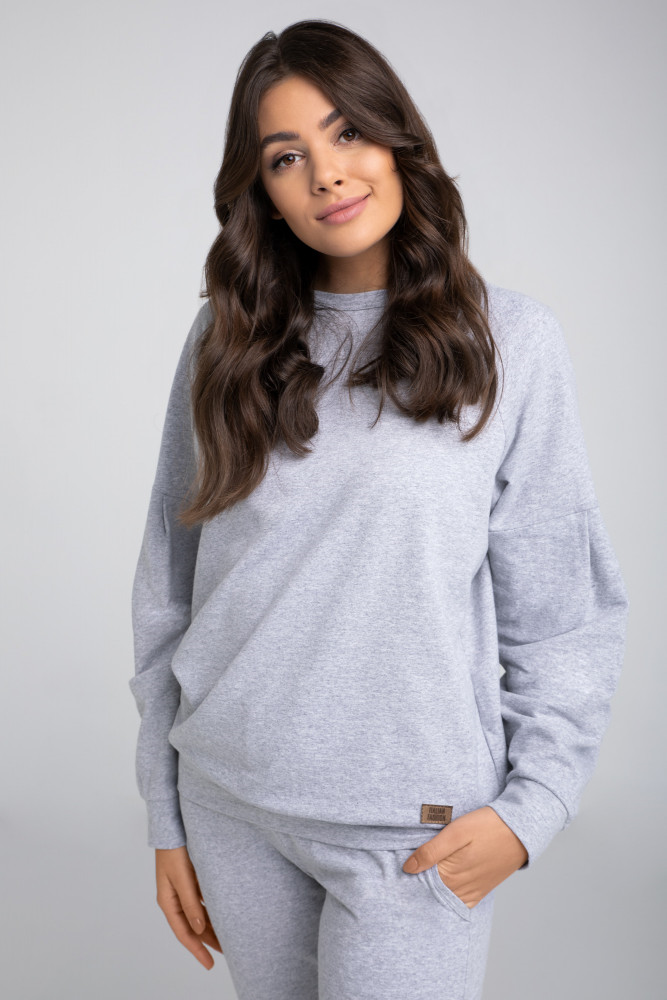 Compleu de casă Parma gri - hanorac și pantaloni