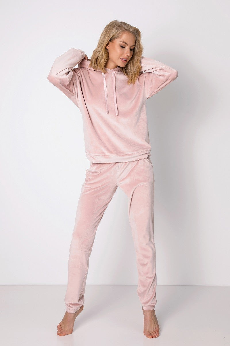 Set din Velur Alexis cu pulover și pantaloni