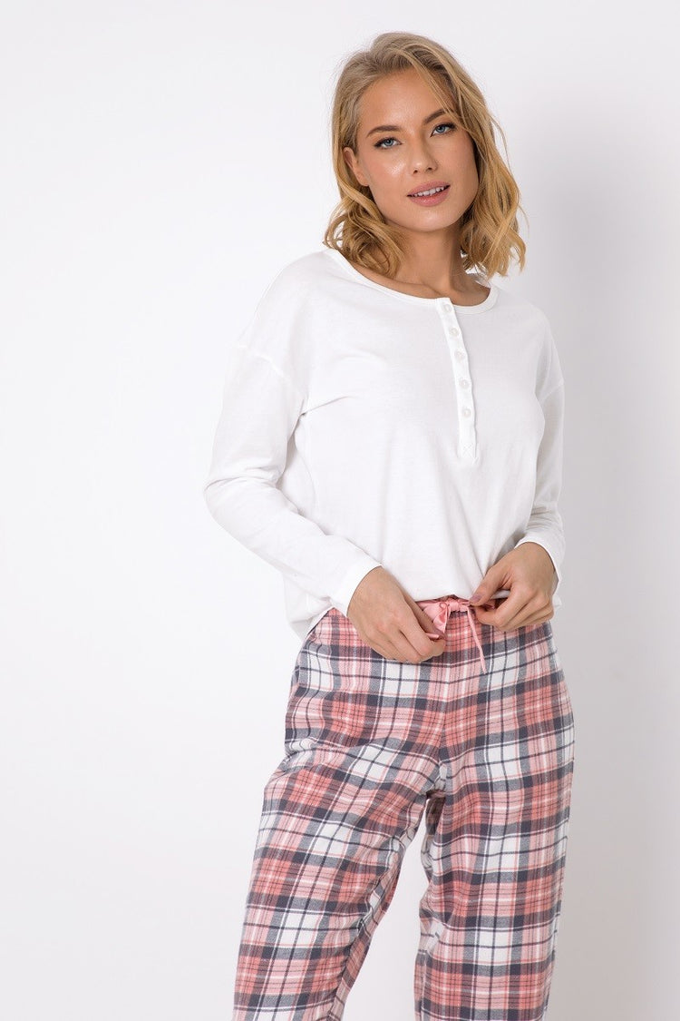 Pijama Dama Kaira - Set din Bumbac cu Design Modern
