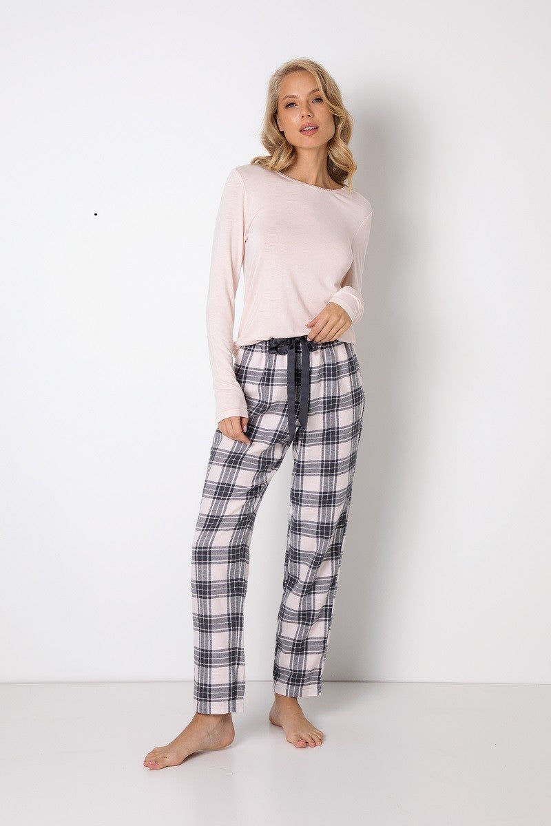 Pijama Dama Noa cu Top Moale și Dantelă Chic
