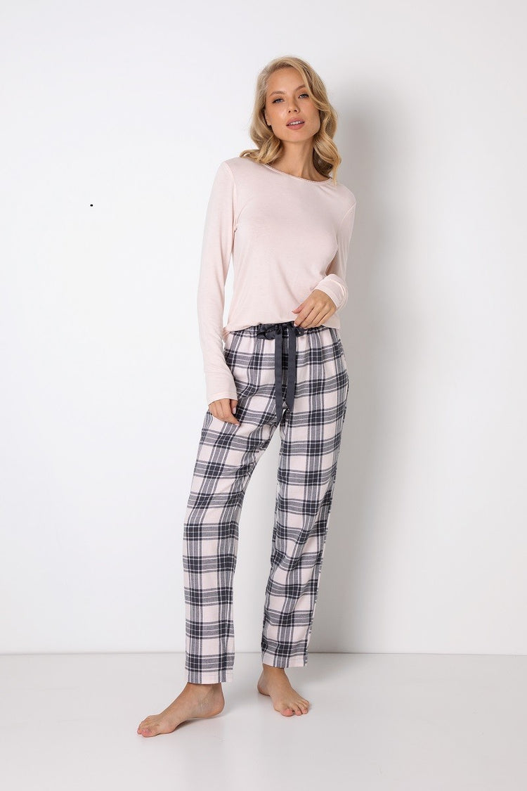 Pijama Dama Noa cu Top Moale și Dantelă Chic