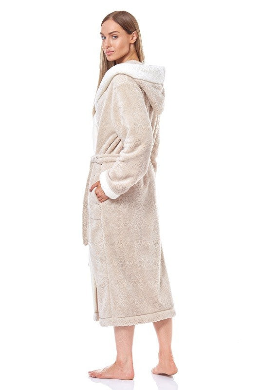 Halat de baie/casă 9145 HFT angora cu detalii moderne
