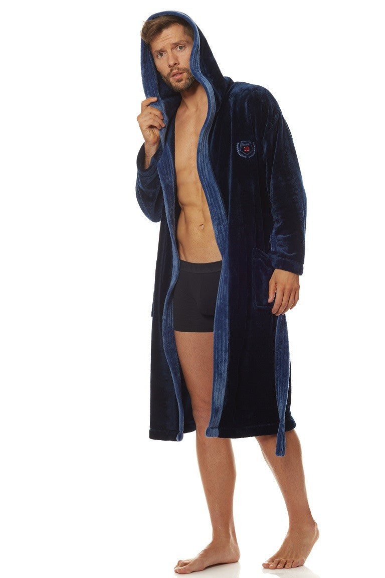 Halat de Baie Falco Dark Blue pentru Bărbați