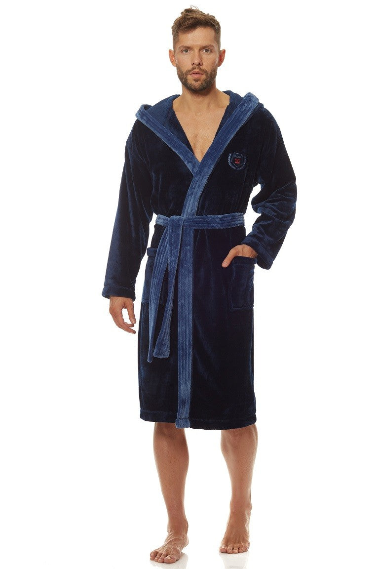 Halat de Baie Falco Dark Blue pentru Bărbați