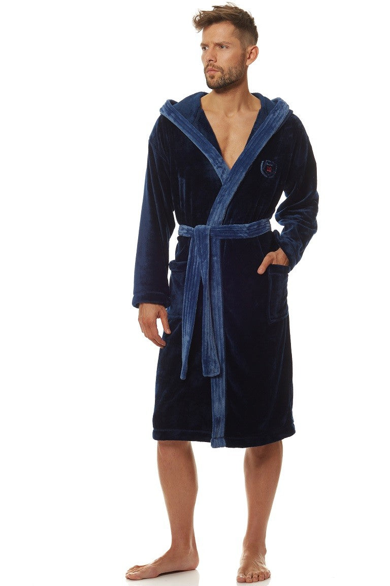 Halat de Baie Falco Dark Blue pentru Bărbați