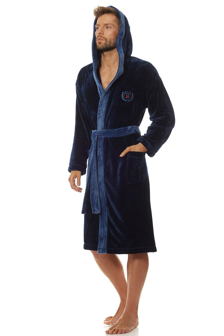 Halat de Baie Falco Dark Blue pentru Bărbați