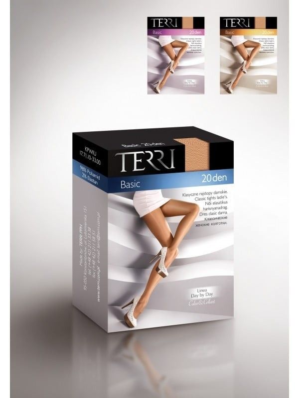 Dres TERRI Basic 20 den cu chilot și vârf întărit