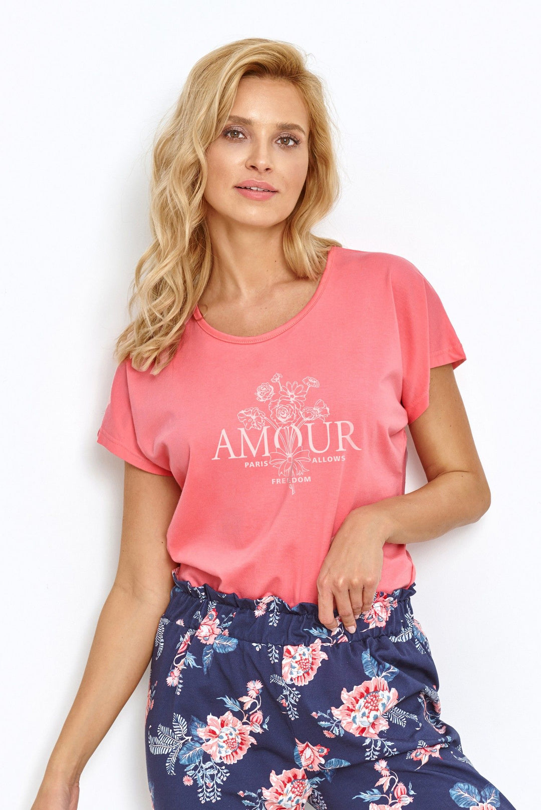 Pijama din Bumbac Joyce 2884 - 2 piese, confortabilă