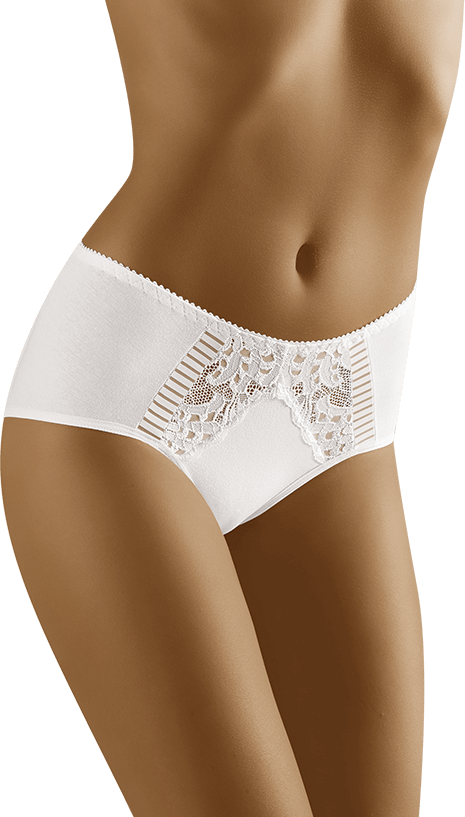 Chilot clasic Eco Qe decorat cu tulle şi broderie