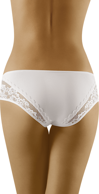 Chiloți clasici Kera din tulle și ghipură