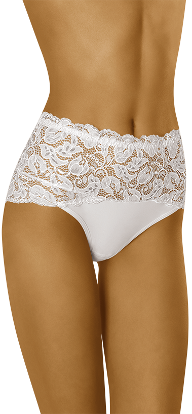 Chilot clasic TERI cu talie înaltă și dantelă