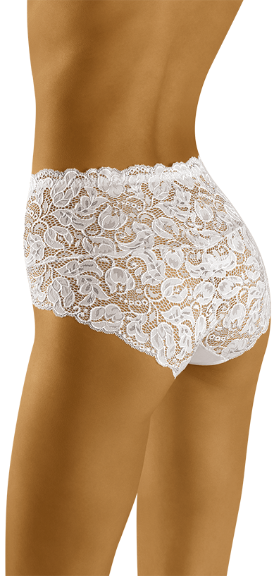 Chilot clasic TERI cu talie înaltă și dantelă