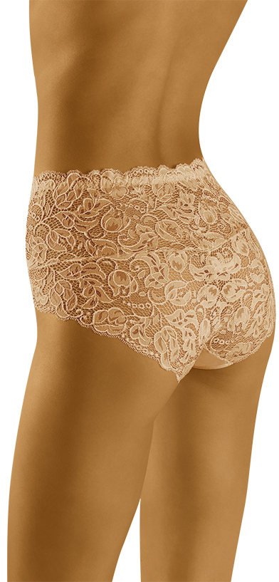 Chilot clasic TERI cu talie înaltă și dantelă