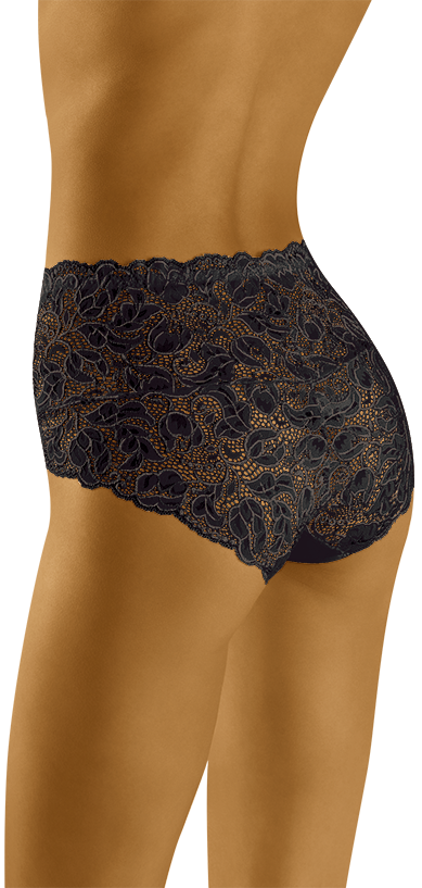 Chilot clasic TERI cu talie înaltă și dantelă