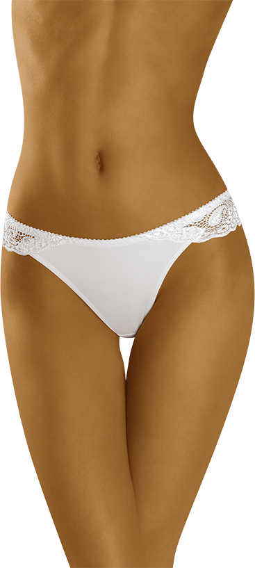 Chilot Tanga Wolbar din microfibră și dantelă