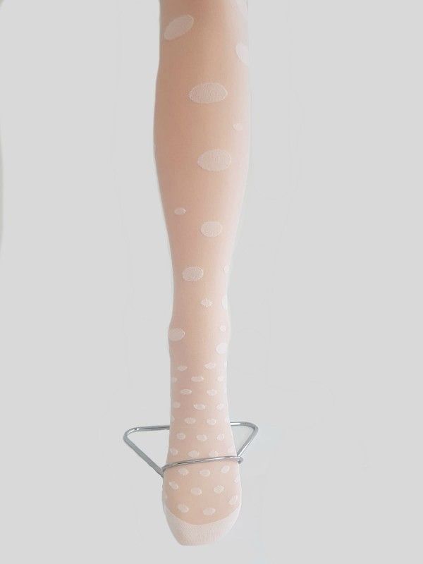 Dres poliamidă fetite model cu buline