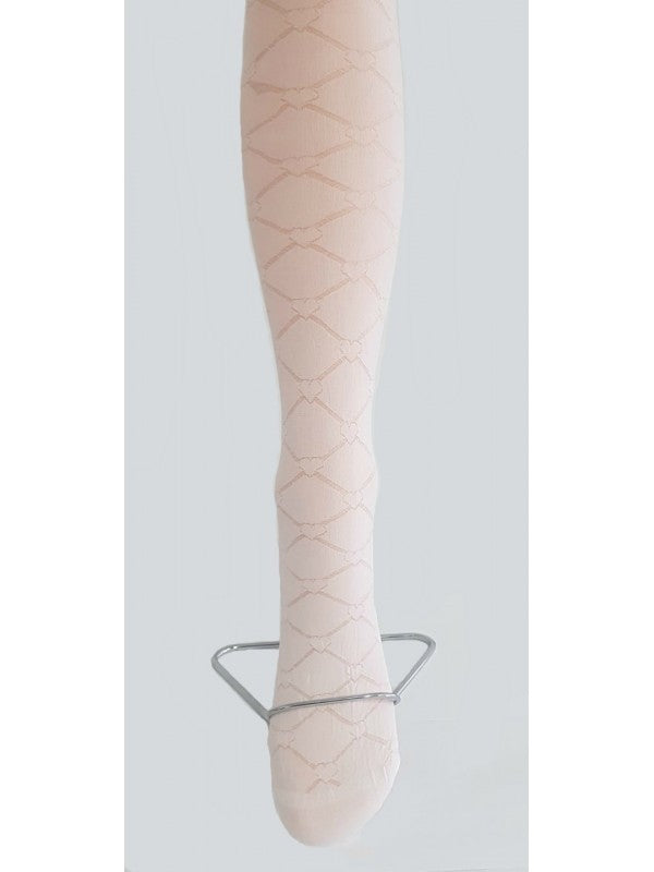 Dres copii Bella cu model romb si inimi