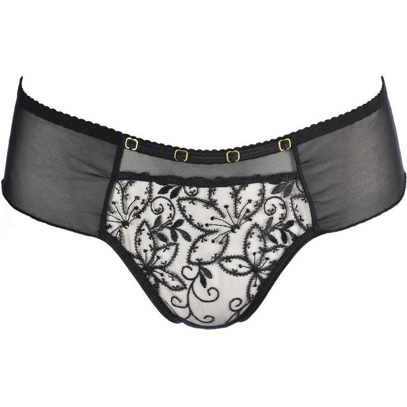 Chiloți brazilieni Axami cu broderie florală