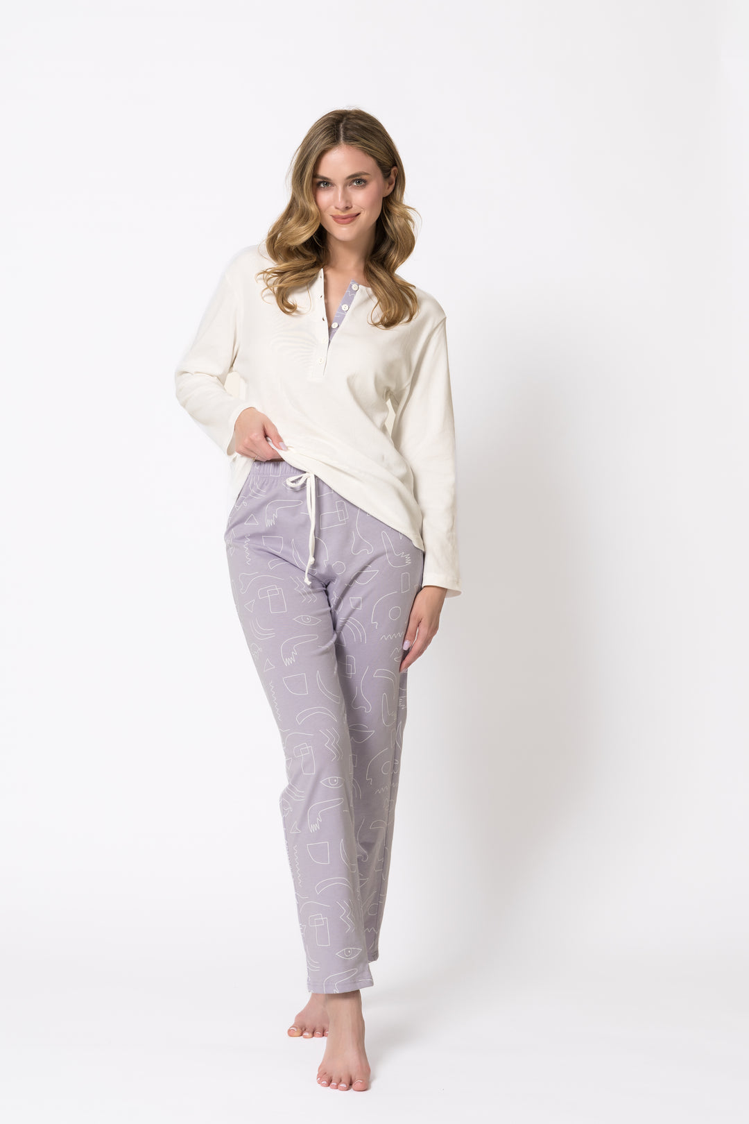 Pijama din bumbac Mira 1783