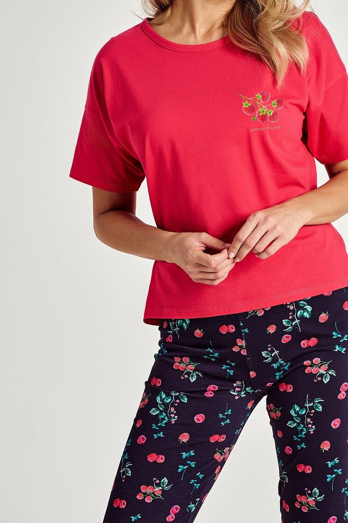 Pijama din bumbac Dora 3109, confortabilă și elegantă