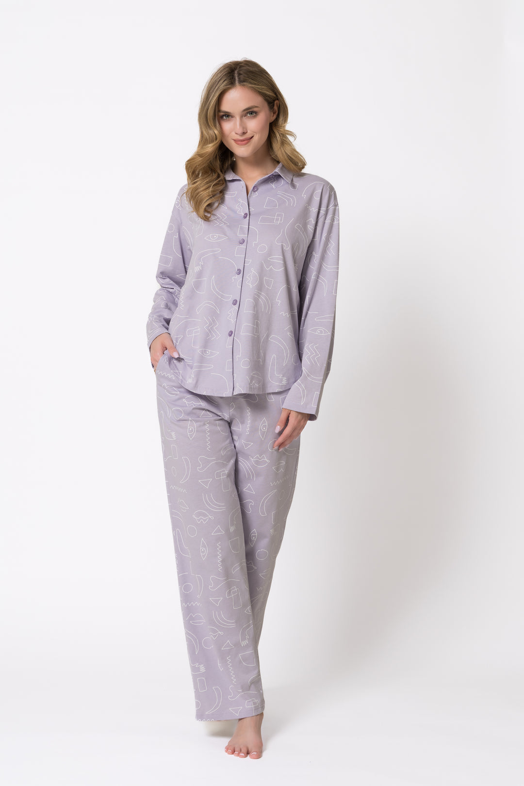 Pijama din bumbac Marcelina 1784