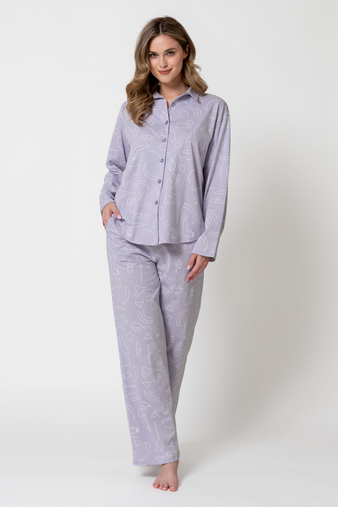 Pijama din bumbac Marcelina 1784