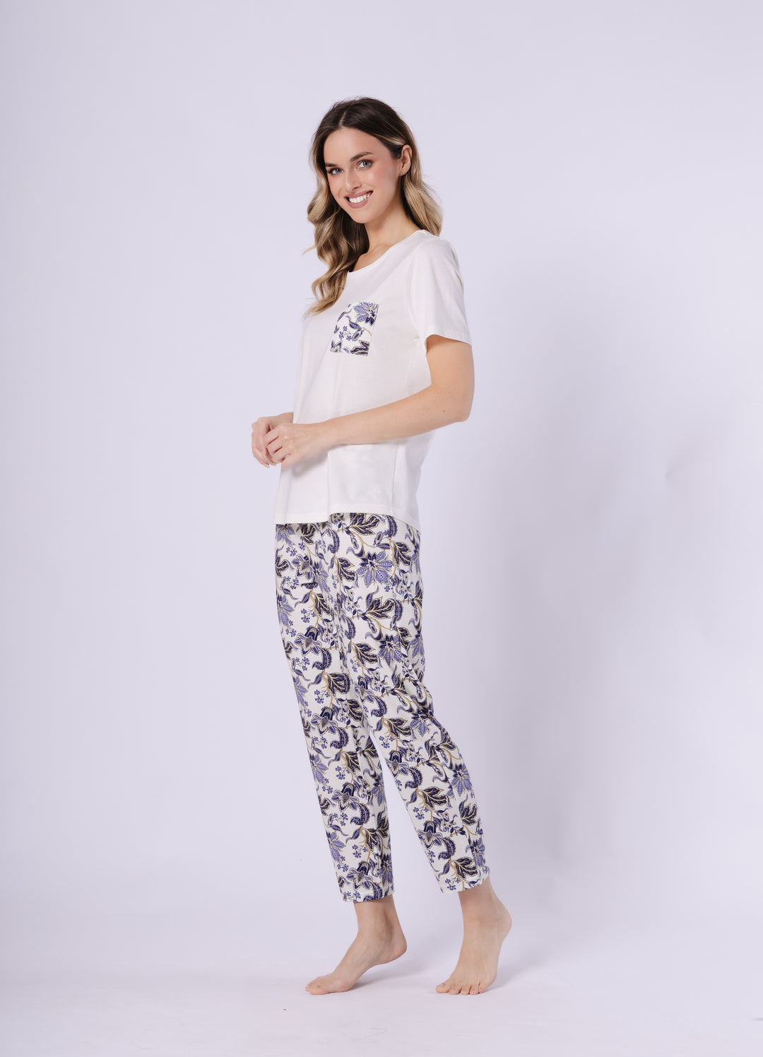 Pijama din bumbac Irena 1737