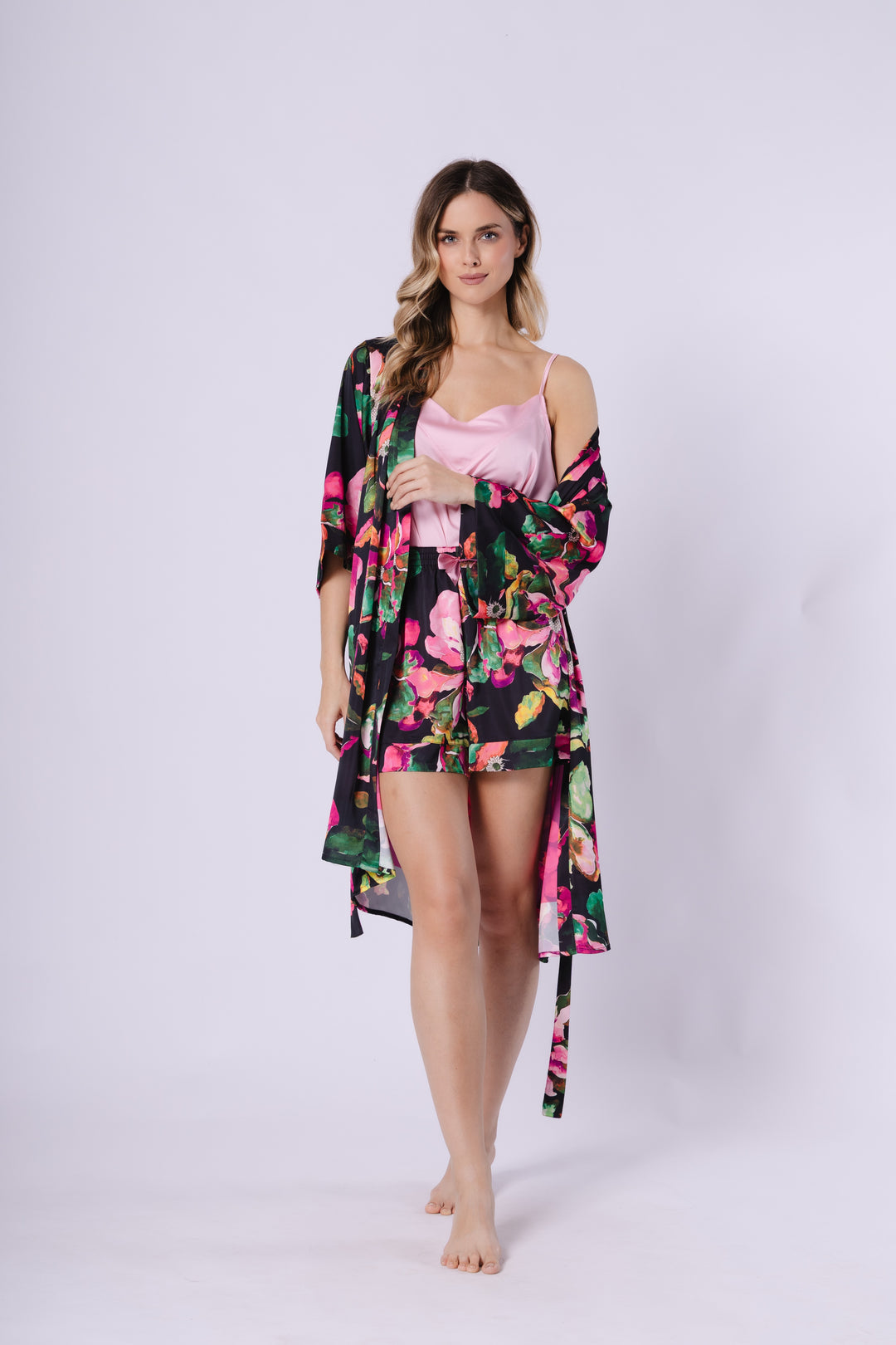 Pijama din satin Gemma 1745