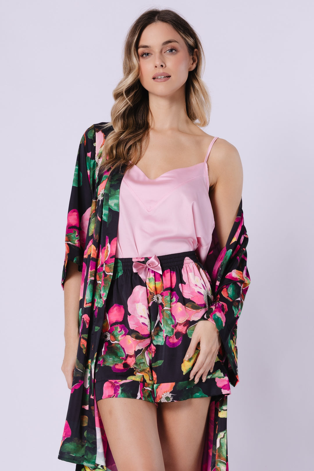 Pijama din satin Gemma 1745