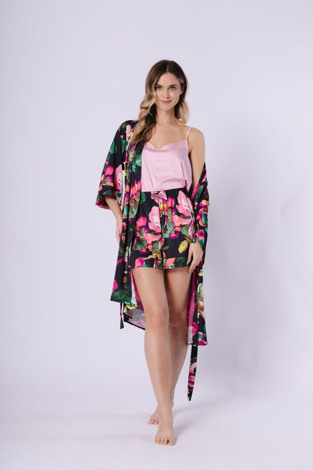 Pijama din satin Gemma 1745