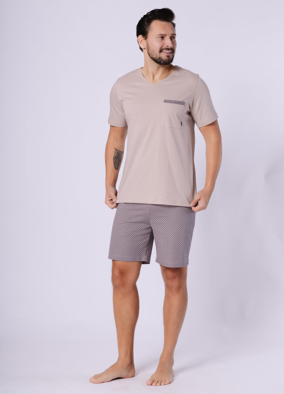 Pijama din bumbac Mikolaj 1757