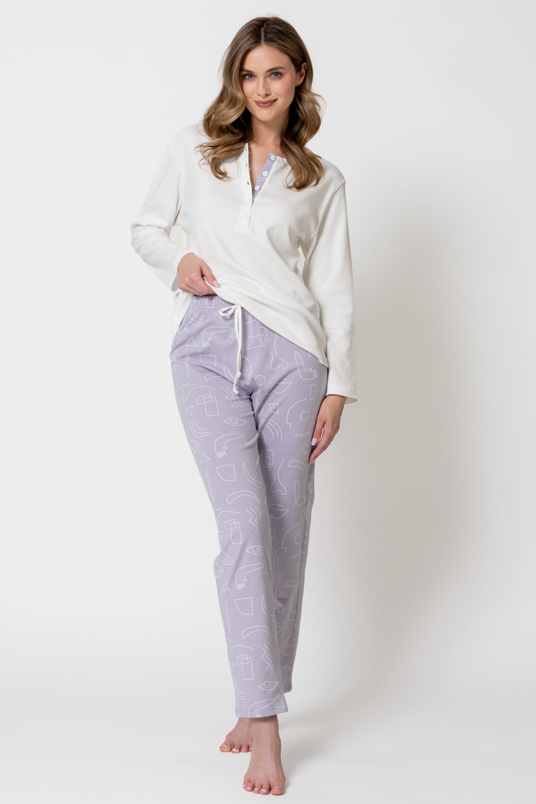 Pijama din bumbac Mira 1783