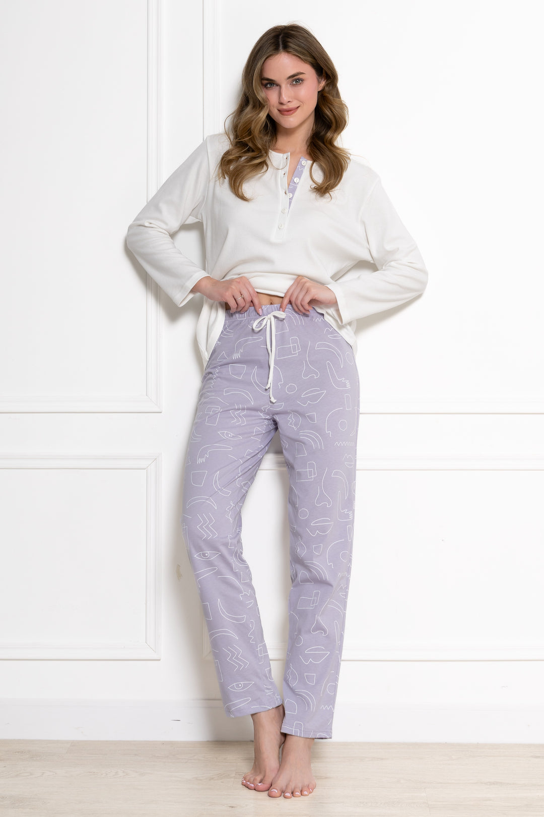 Pijama din bumbac Mira 1783