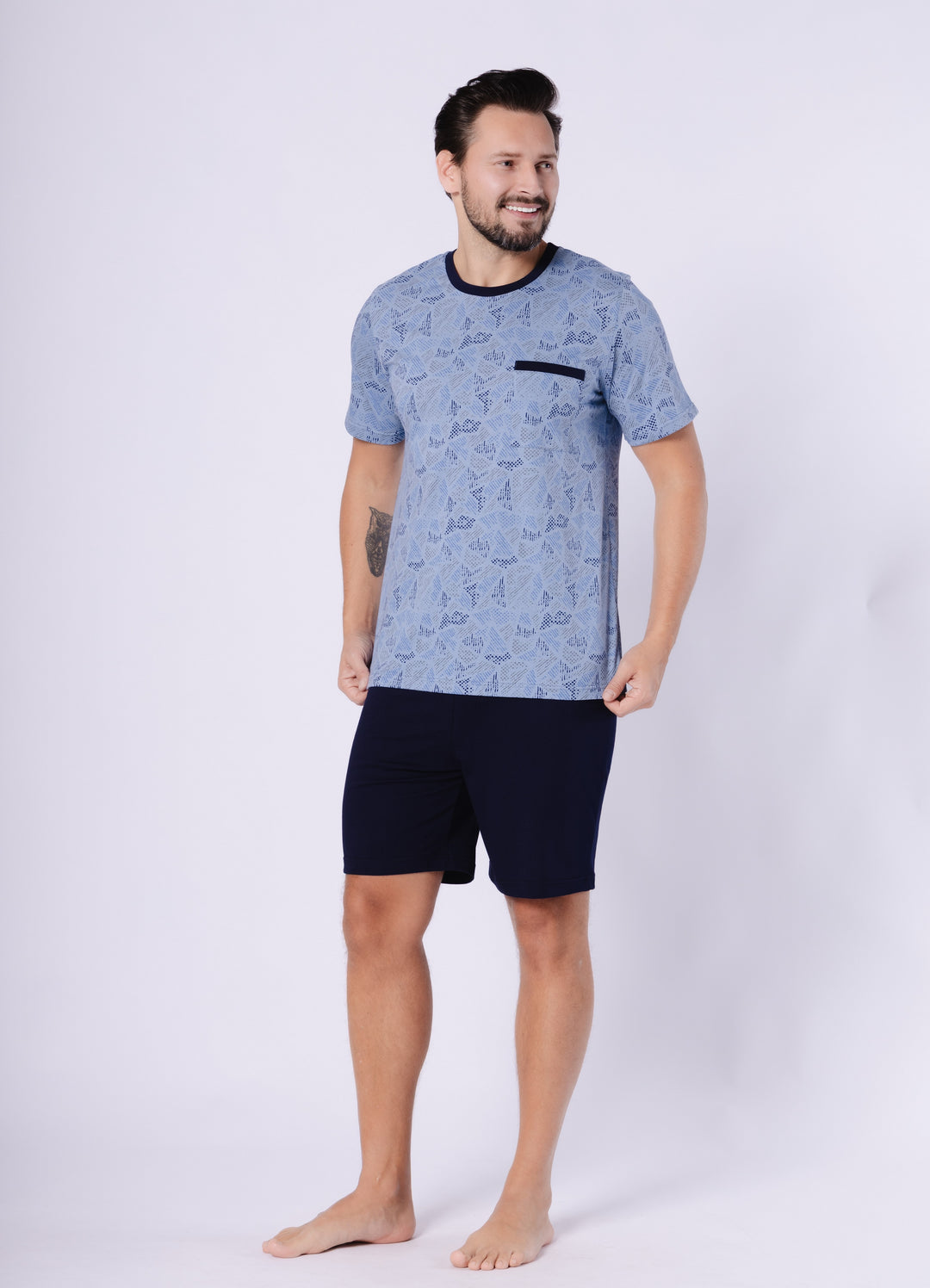 Pijama din bumbac Jacek 1755