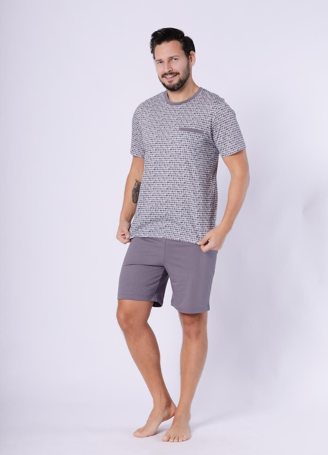 Pijama din bumbac Karol 1751