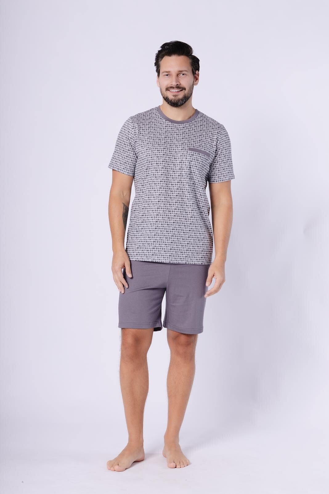 Pijama din bumbac Karol 1751