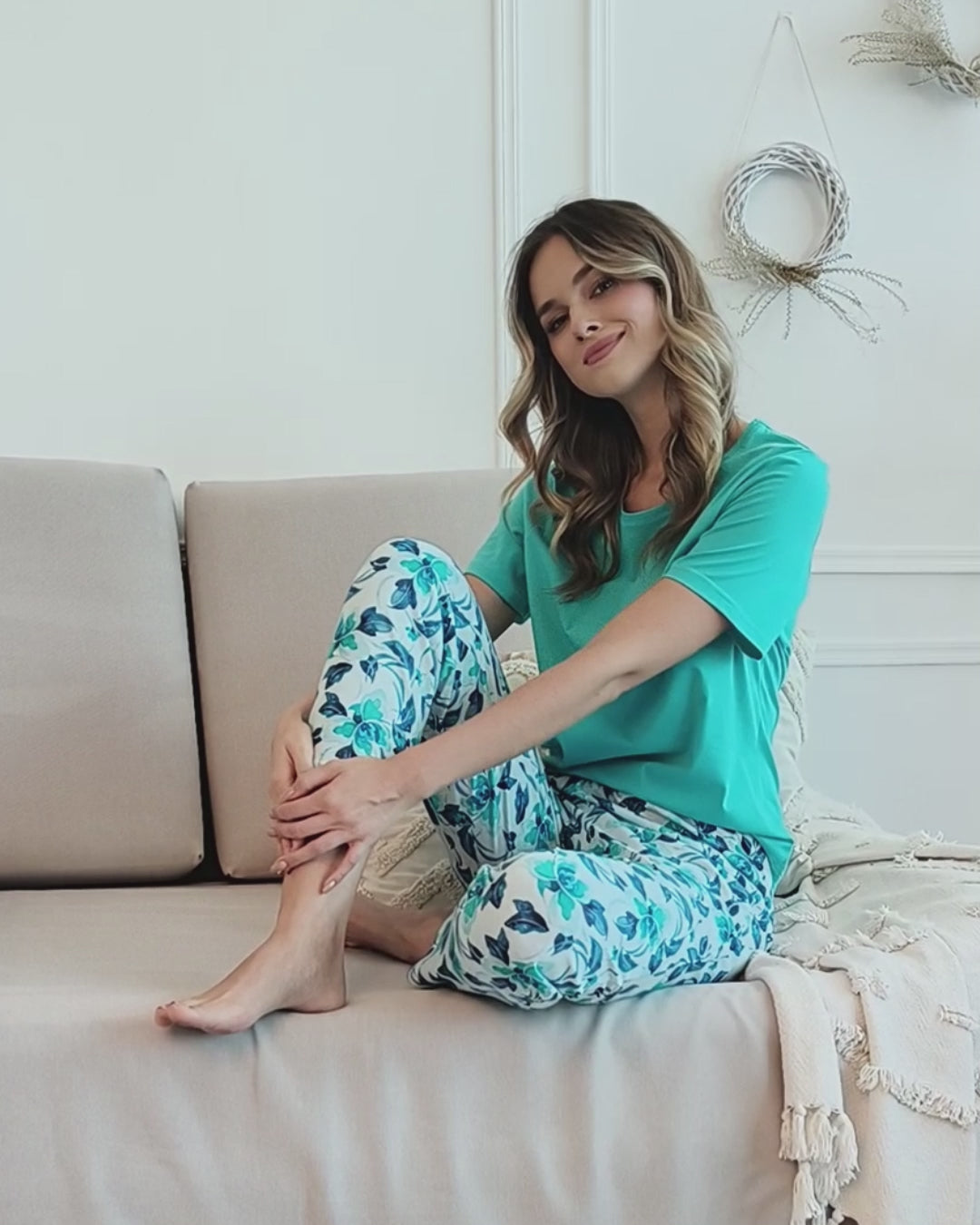 Pijama din bumbac Jana 1741